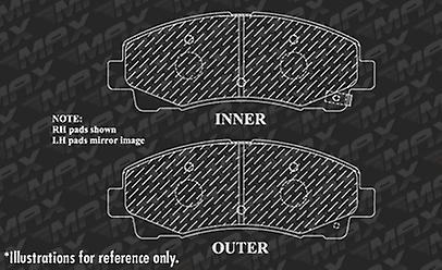 [Front] Rotors w/Ceramic Pads OE Brakes (2009 10 11 12 13 2014 Acura TL)