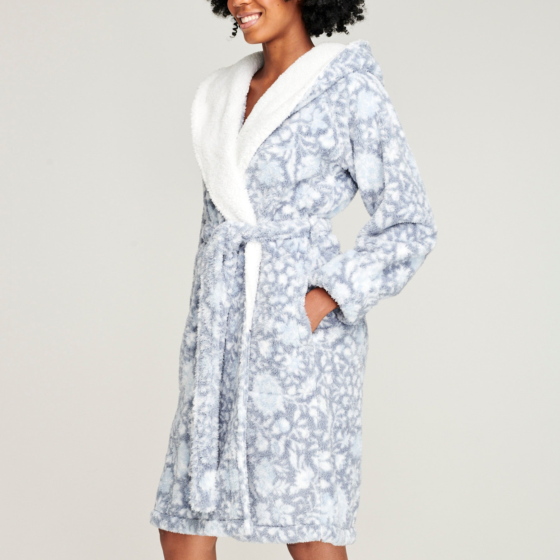 Plush Shimmer Cozy Life Robe