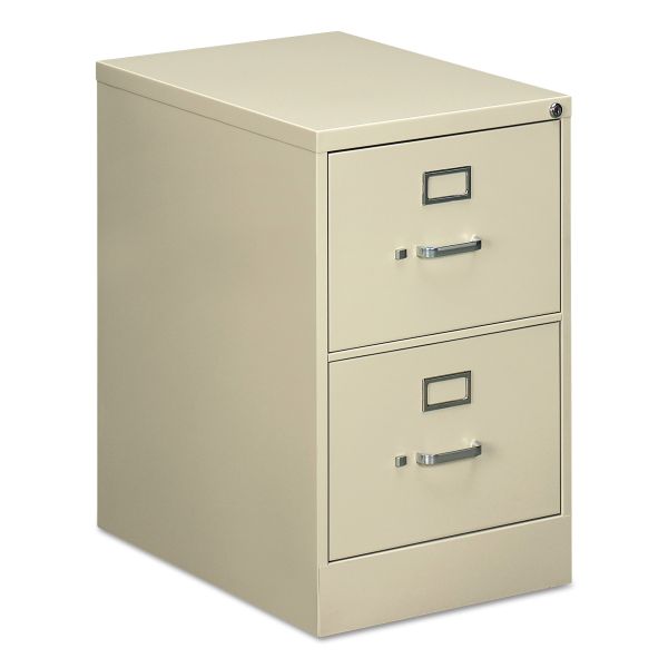 Alera Two-Drawer Economy Vertical File， 2 Legal-Size File Drawers， Putty， 18