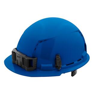 MW BOLT Blue Type 1 Class C Front Brim Vented Hard Hat with 6-Point Ratcheting Suspension 48-73-1224