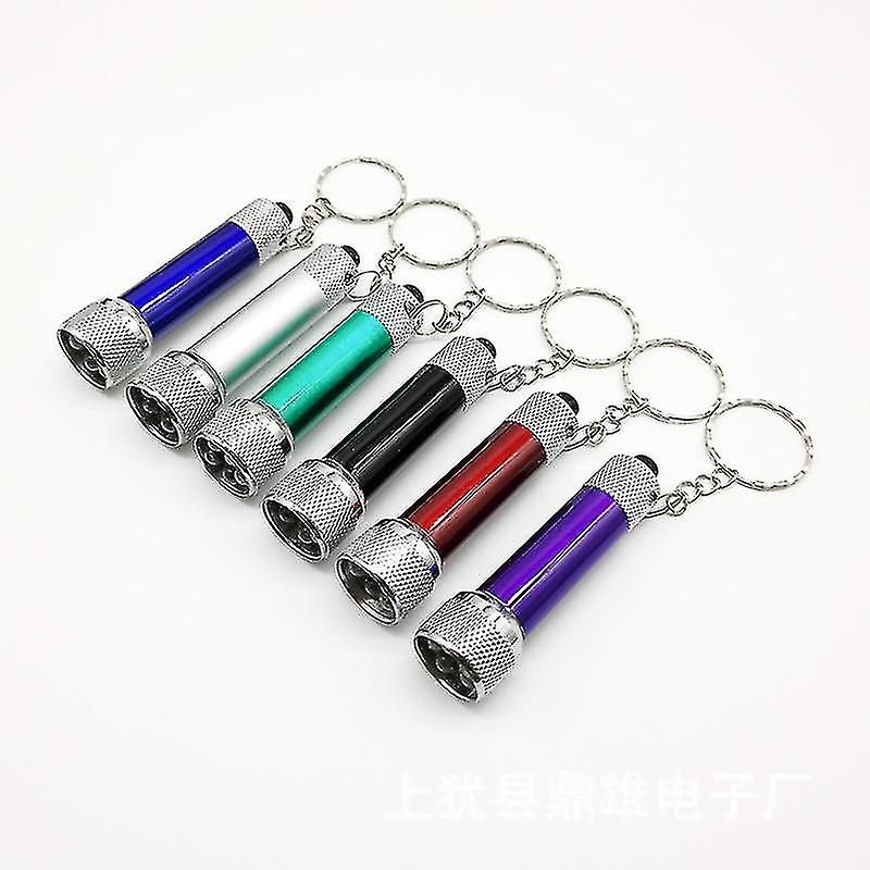 6pcs Mini Led Flashlight Keychain Portable 5 Bulb Led Flashlight For Camping Party Favors