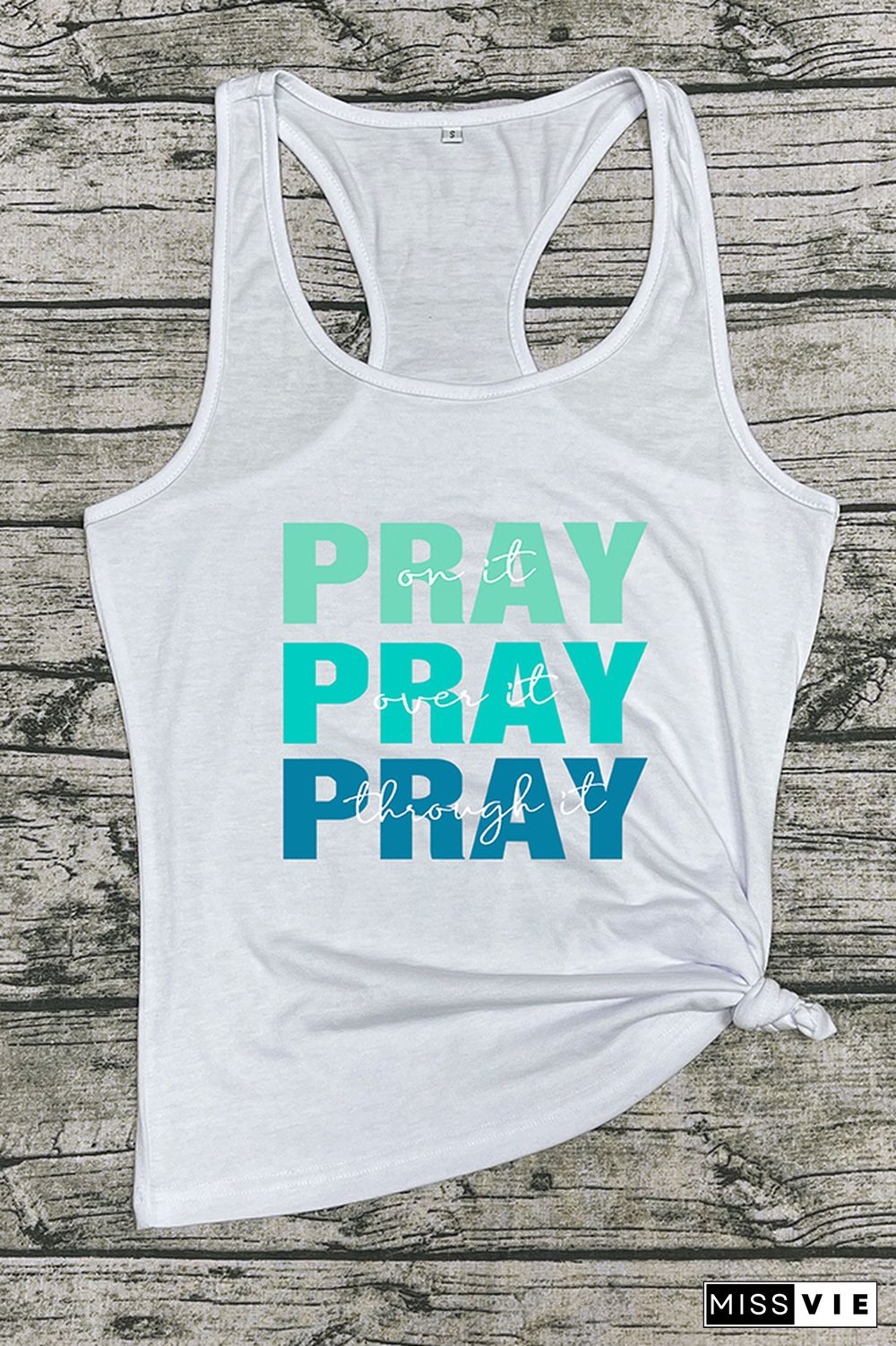 Pray Sleeveless Tank Top Wholesale