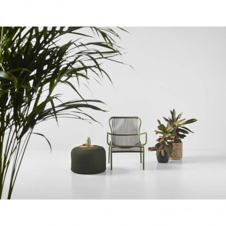 Fauteuil bas de jardin Loop VINCENT SHEPPARD - Fauteuil salon noir