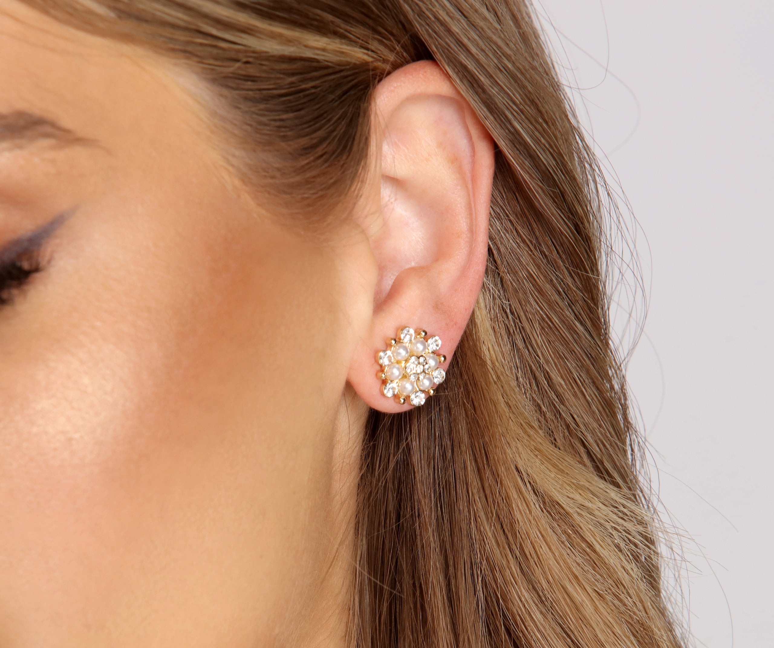 Gleam And Glow Rhinestone Earrings Three Pack