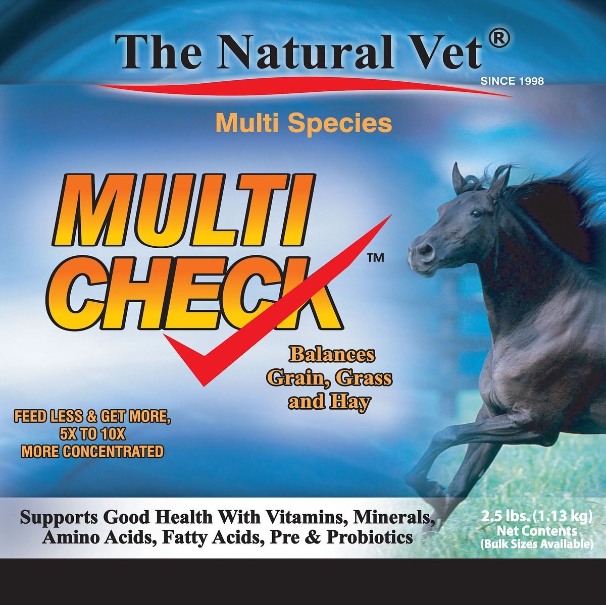 The Natural Vet Multi Check Multi-Species Vitamin Mineral Supplement