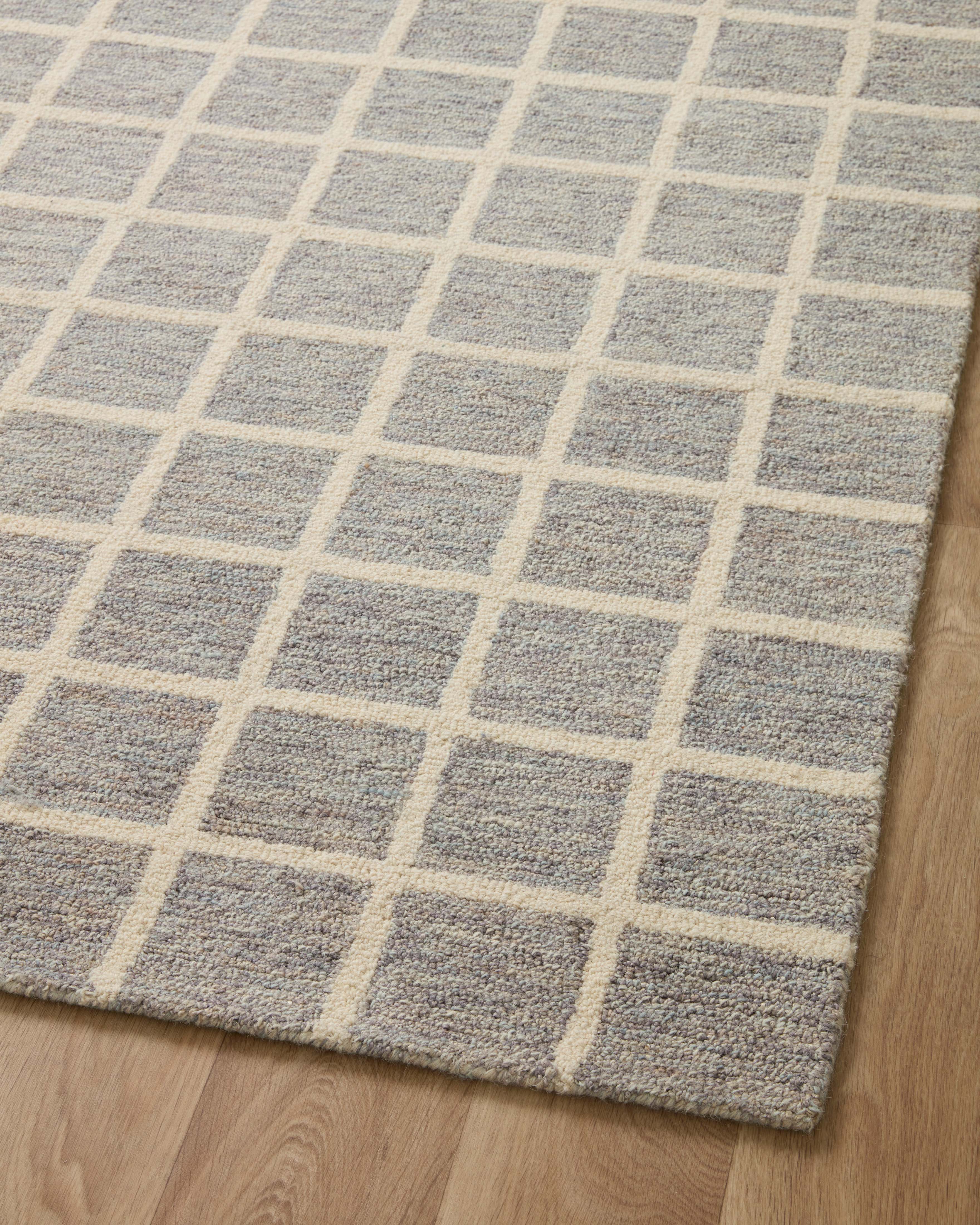 Polly Hand Tufted Slate & Ivory Rug