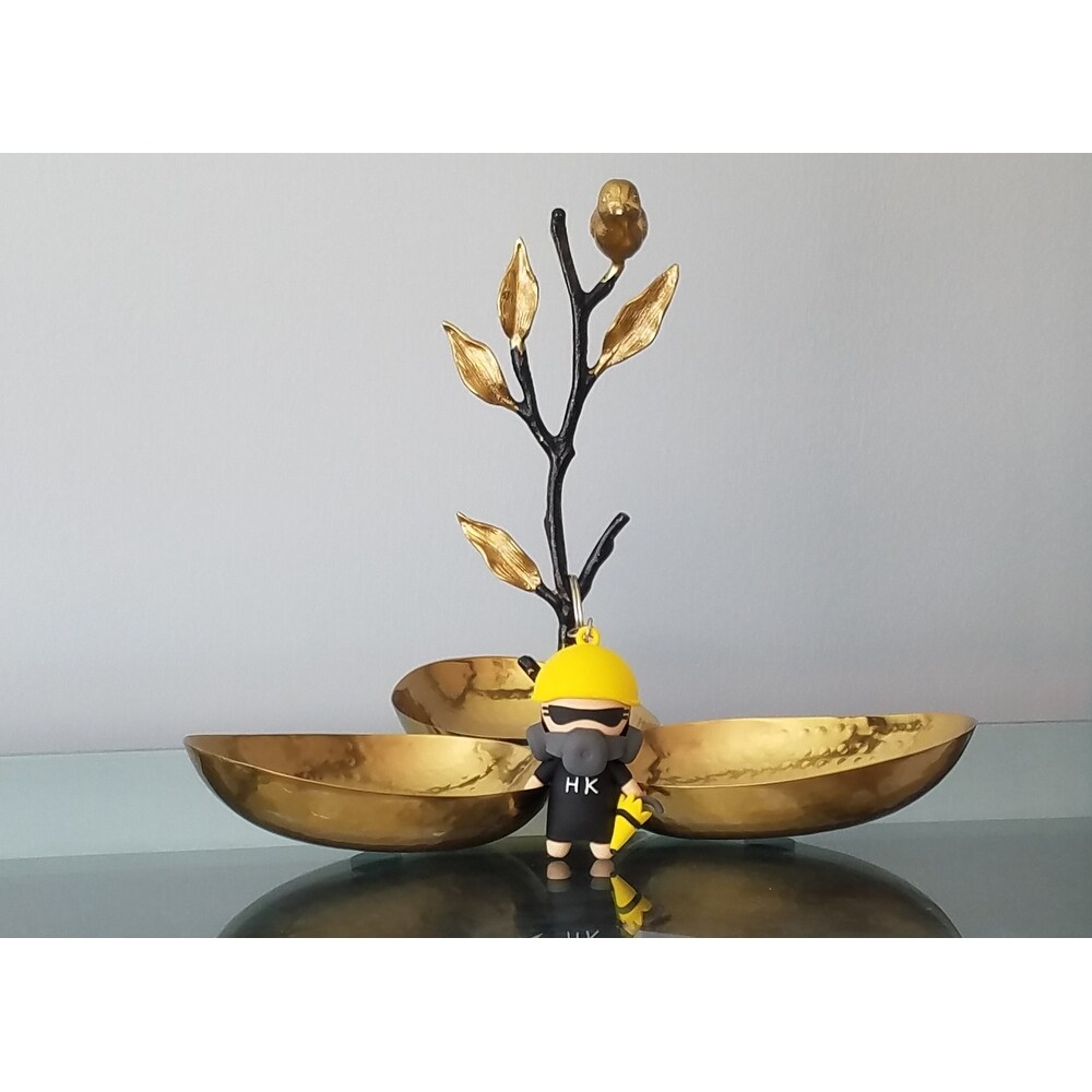 Songbird triple dish   4 1/2 x 3 1/4\