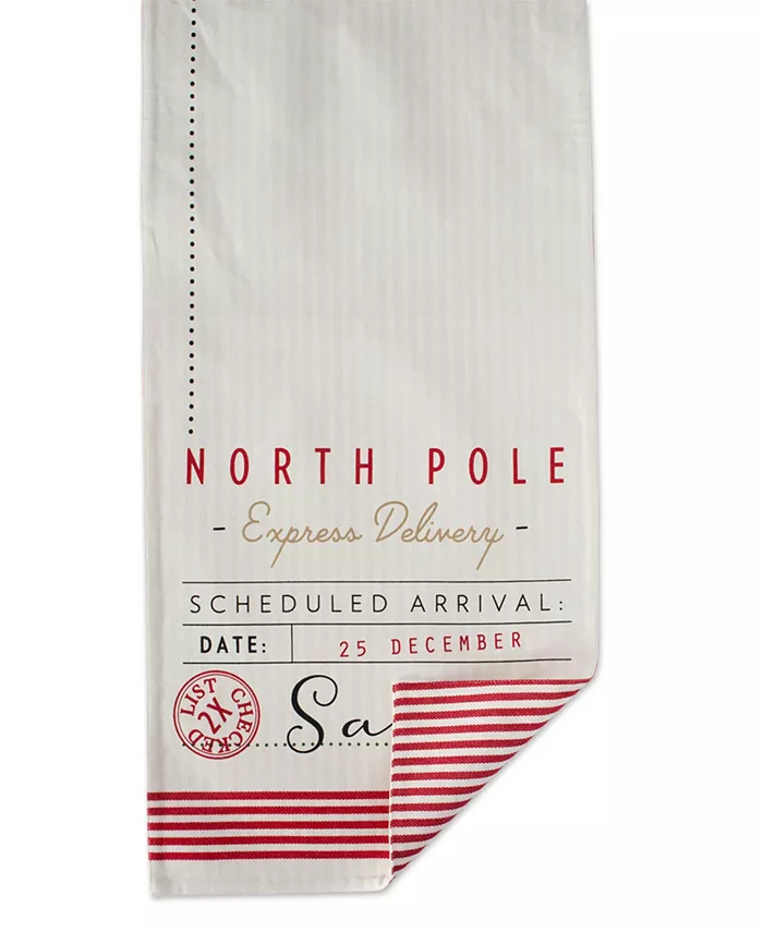 Design Imports Santa's Workshop Table Runner