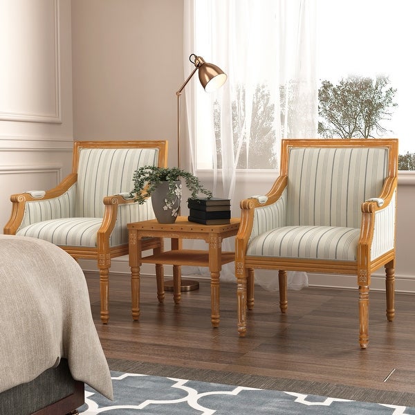 Homy Casa Upholstered Arm Accent Chair