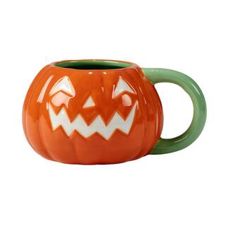 Certified International Scaredy Cat 3D Multicolored Earthenware 22 oz. Mug Assorted (Set of 4) 37234SET4