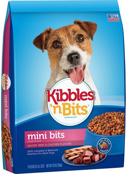 Kibbles 'n Bits Small Breed Mini Bits Savory Beef and Chicken Flavors Dry Dog Food