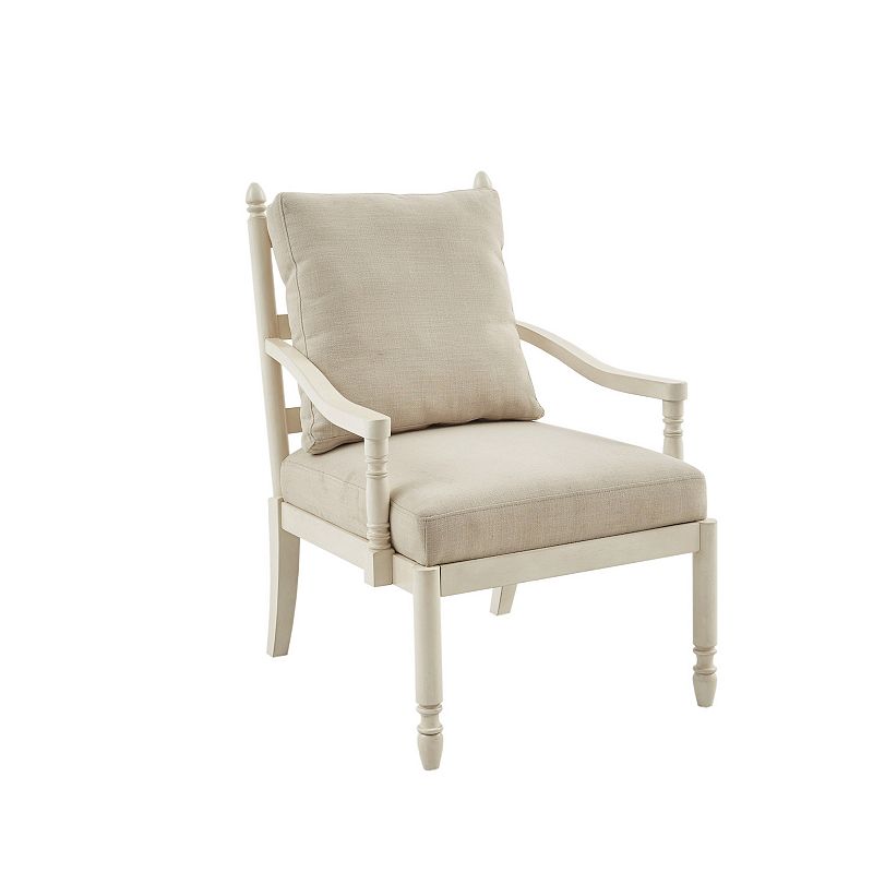 Martha Stewart Braxton Farmhouse Upholstered Accent Chair