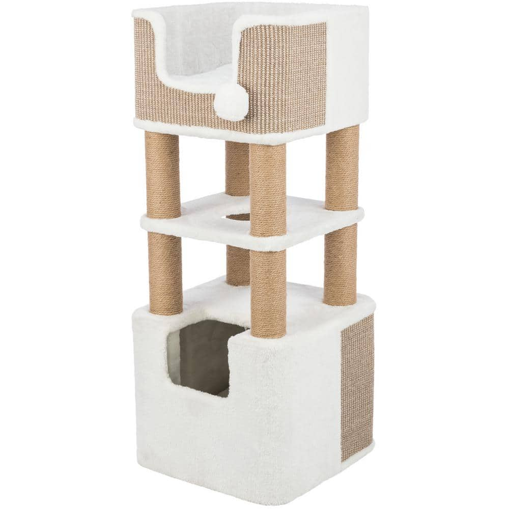 TRIXIE Lucano Cat Tree, Cream/Taupe 44569