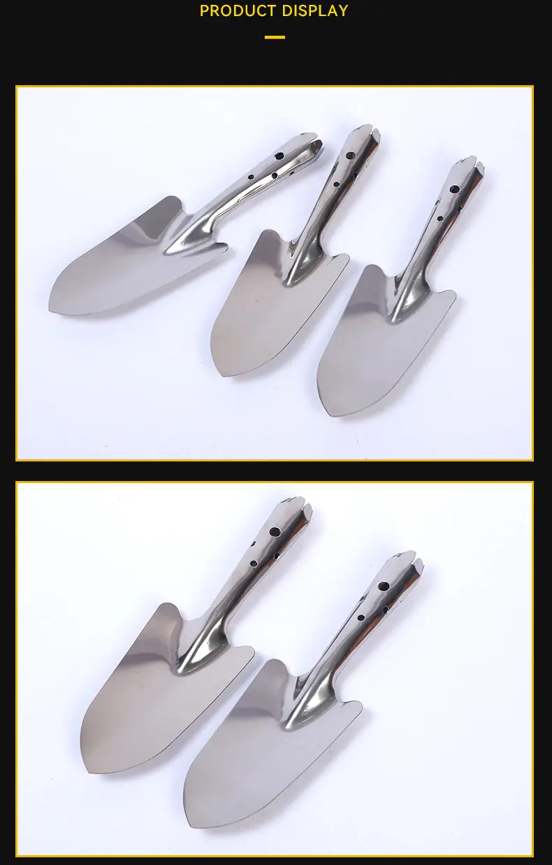 Hot Selling High Quality Mini Stainless Steel Flower Shovel Small Digging Tool Gardening Shovel