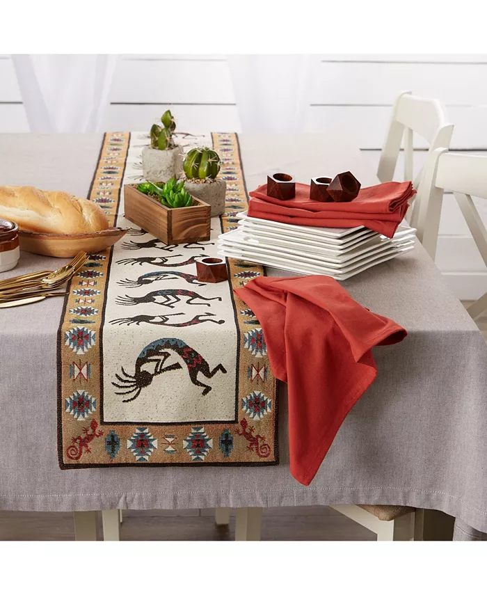 Design Imports Kokopelli Tapestry Table Runner 13 x 72