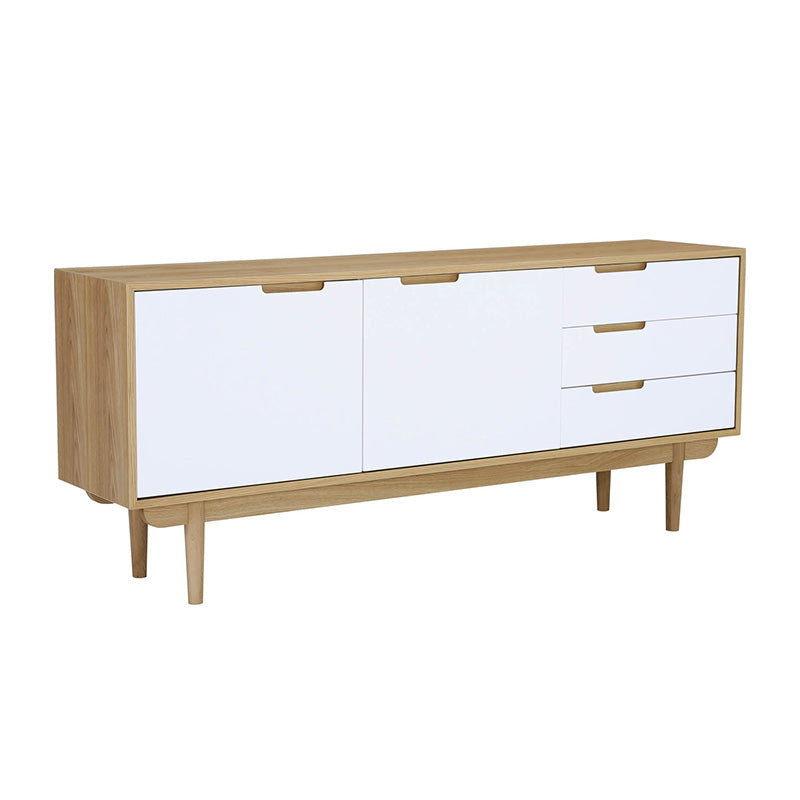 NAKULA Sideboard Buffet 180cm - Natural & White