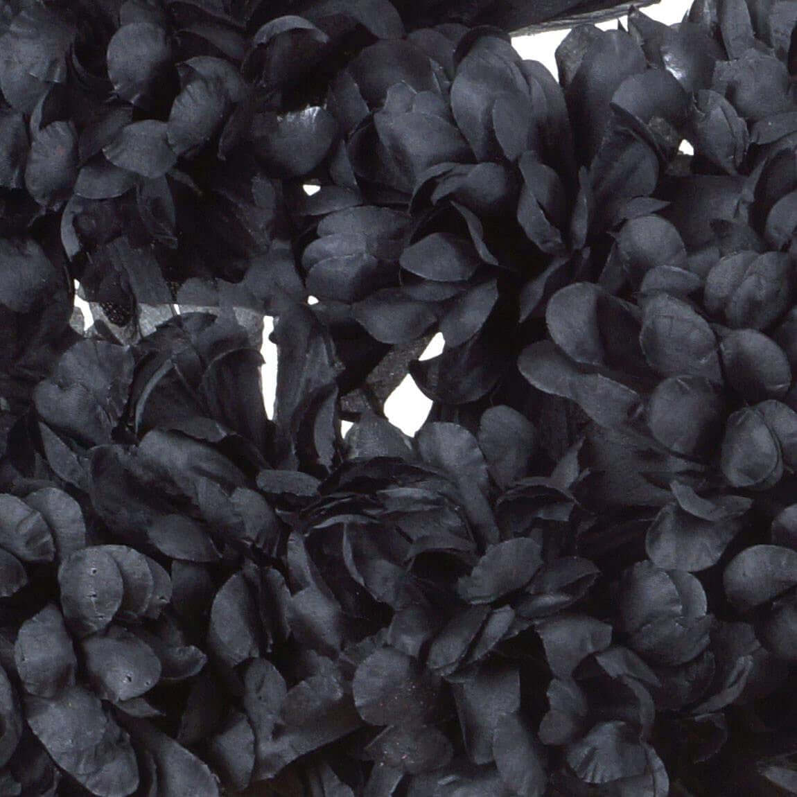 4 Bushes Black Artificial Silk Chrysanthemums 56 Faux Flowers