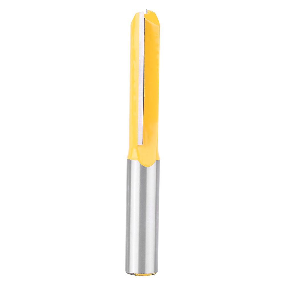 1pc Yellow Woodworking Slot Cutter Router Bit Cutting Edge 2''l X 1/2