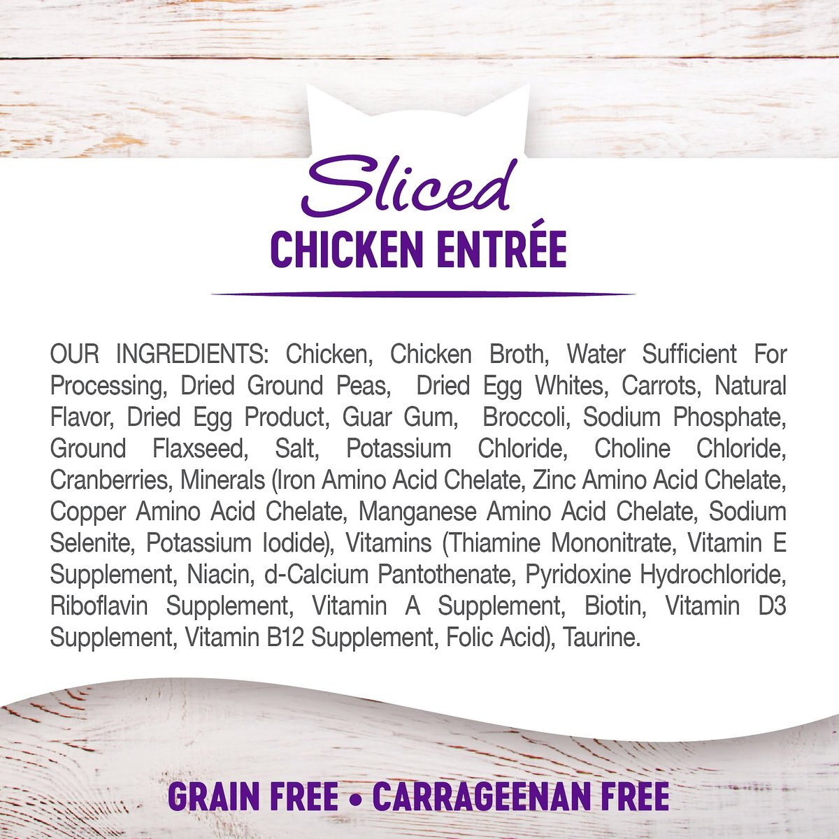 Wellness Sliced Chicken Entree Grain-Free Canned Cat Food