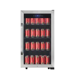 Magic Chef Commercial 3.1 cu. ft. Countertop 83 can Beverage Cooler in Stainless Steel MCCM31ST