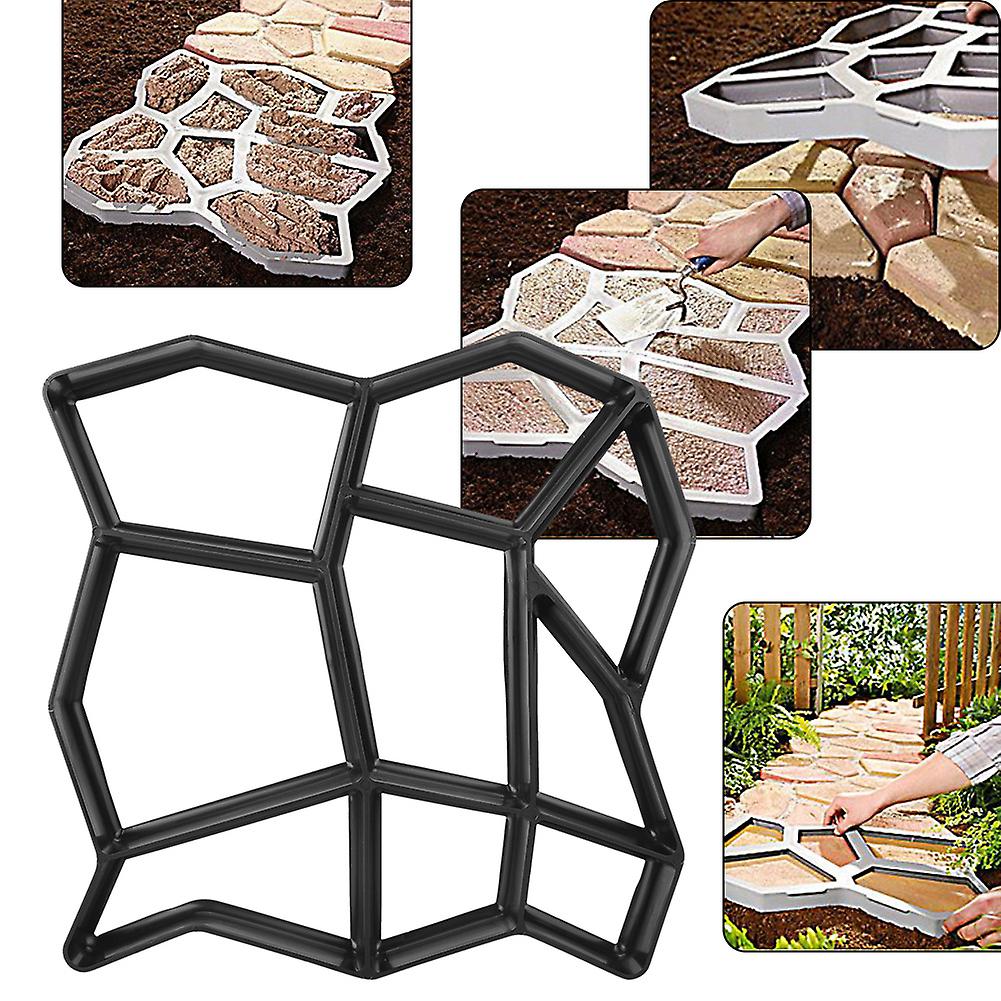 Paving Pavement Stone DIY Stepping Stone Mold for Garden Lawn Path Paver Walk