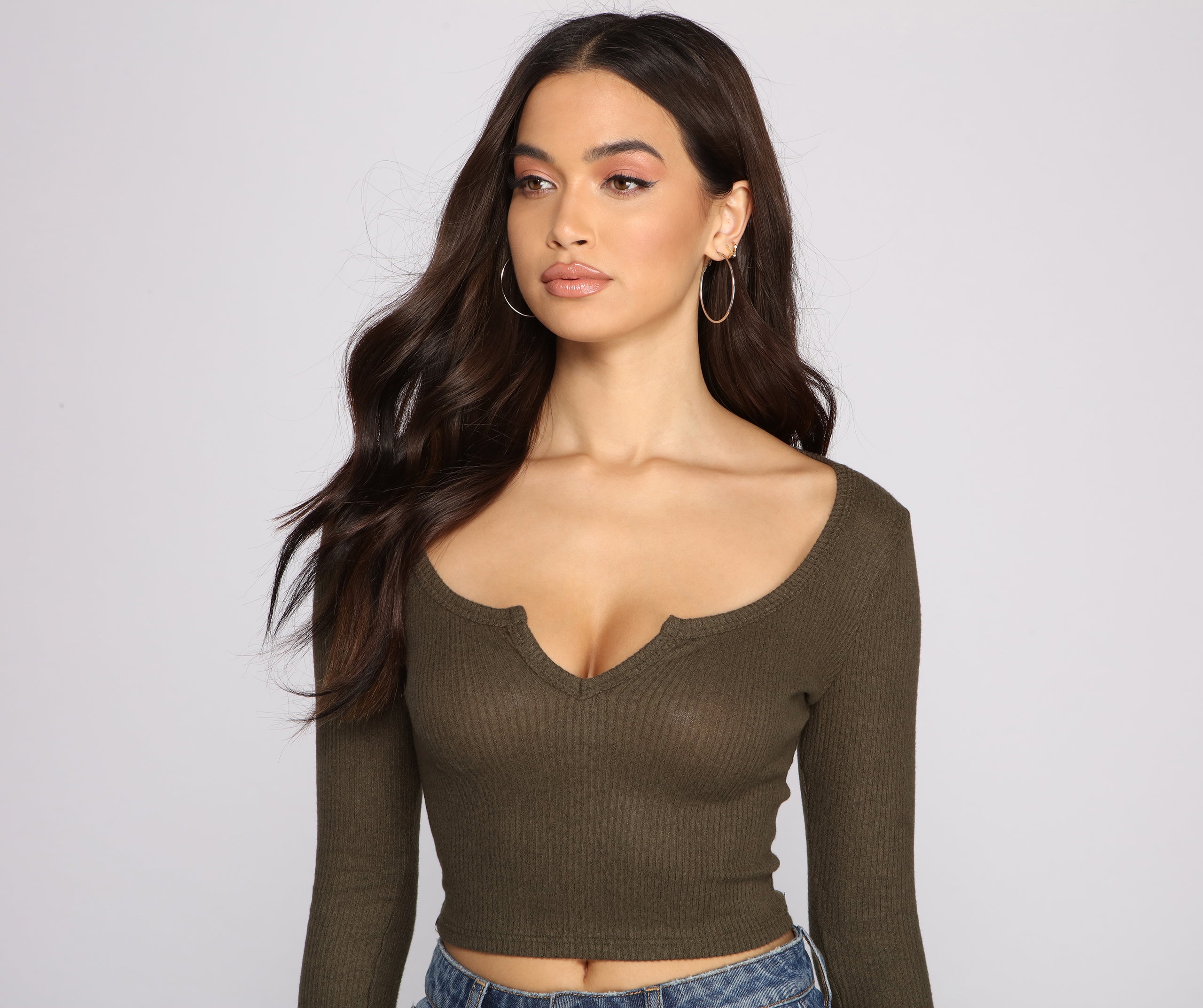 Must-Have Ribbed Knit Crop Top