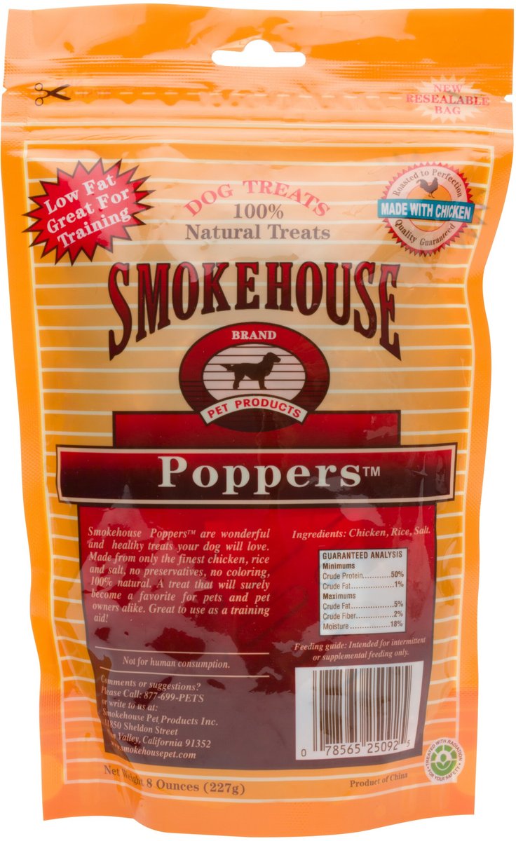 Smokehouse Chicken Poppers Dog Treats