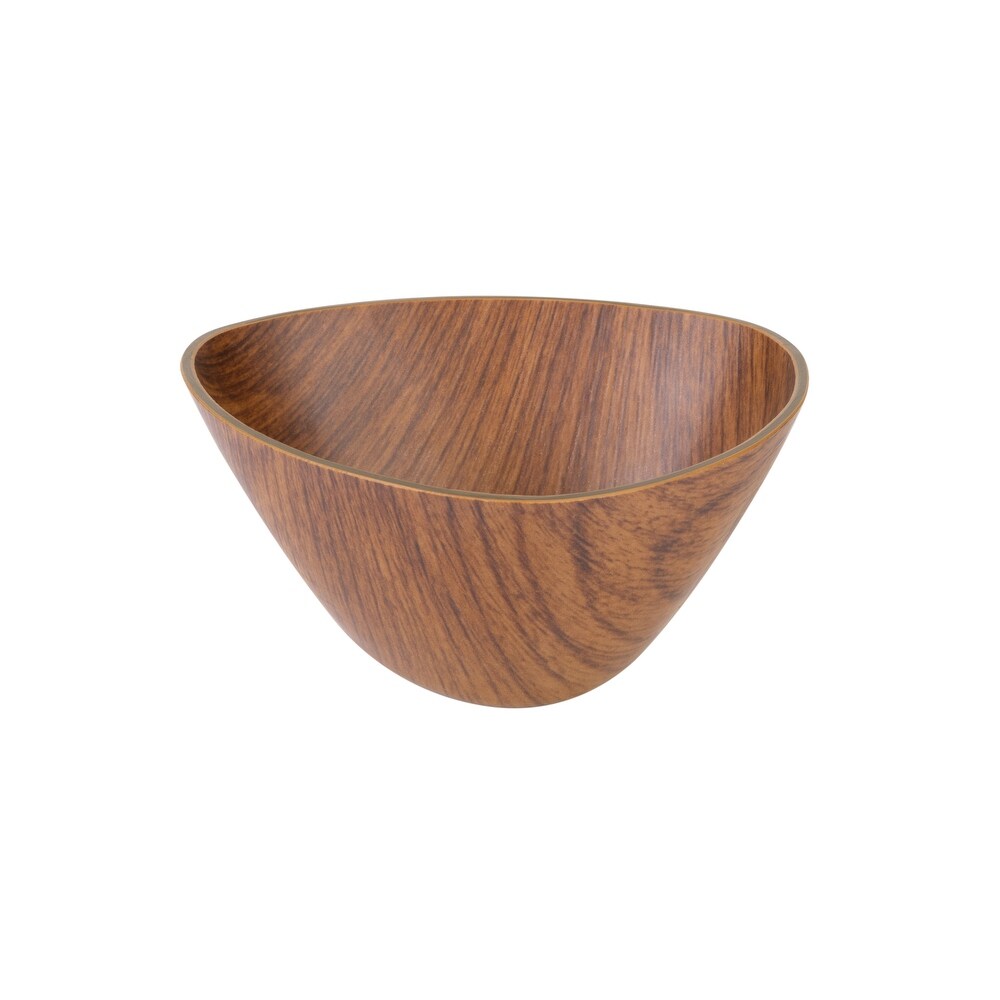 Luxe Party Mahogany Collection Triangle Serving Bowl