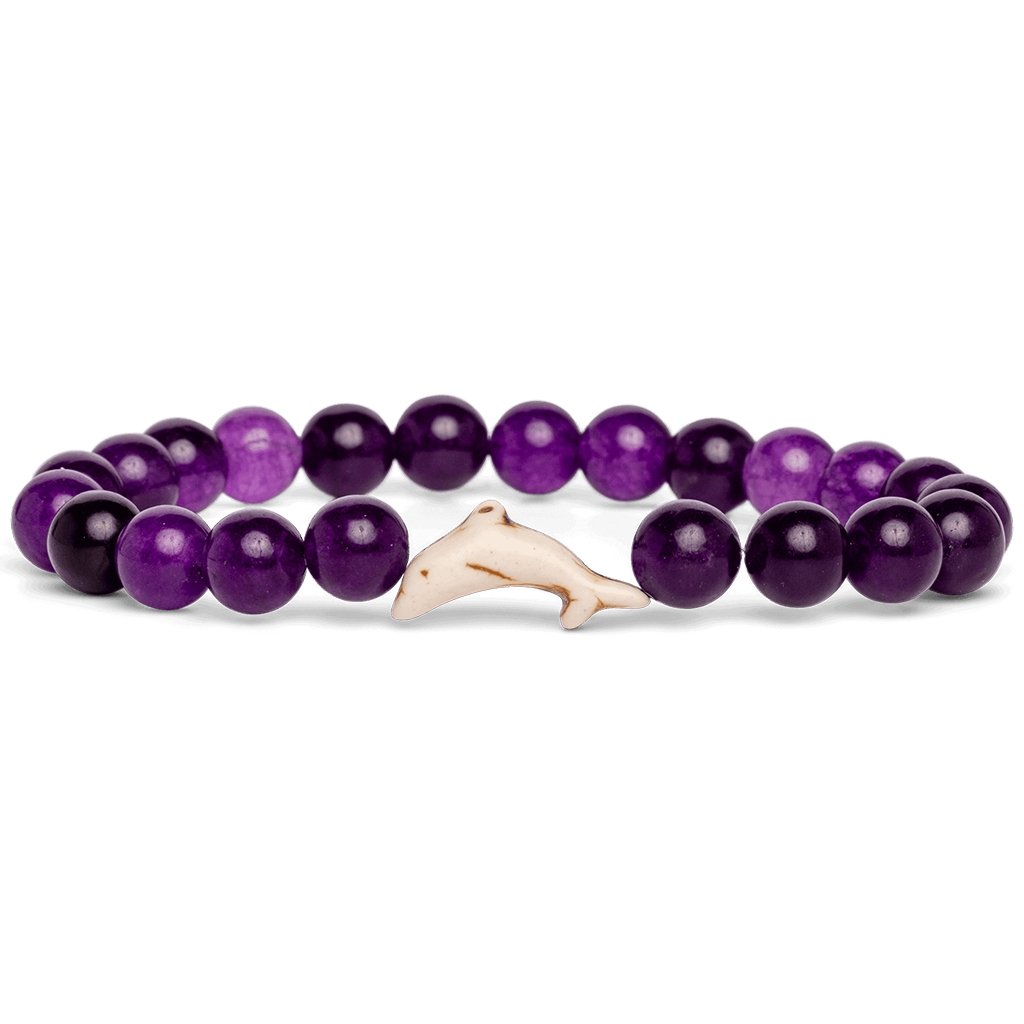 Fahlo  The Odyssey Bracelet in Echo Purple- Dolphin-Tracking Bracelet