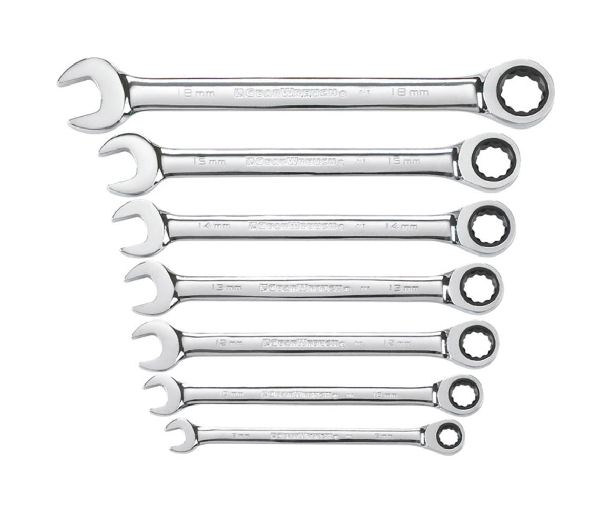 WRENCH SET METRIC 7 PC