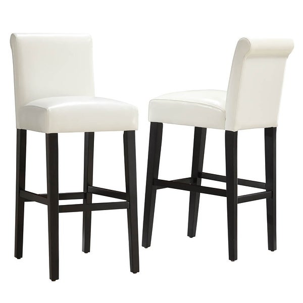 Arica Bar Stool， White， Set of 2