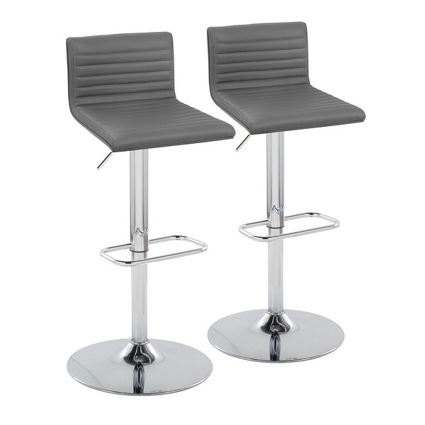 Carson Carrington Tyra Adjustable Bar Stool (Set of 2)