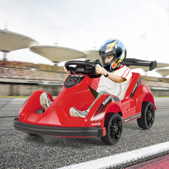 Costway 14359728 6V Kids Ride On Go Cart with Remo...