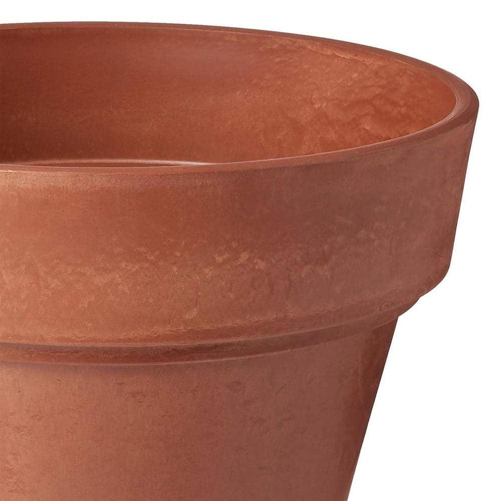 Arcadia Garden Products Traditional 21-1/2 in. x 20 in. Terra Cotta PSW Pot OT55TC