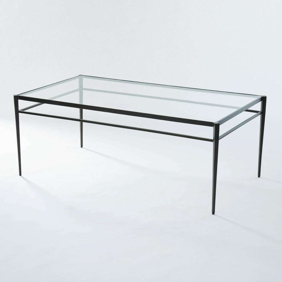 Lescot Cocktail Table   Transitional   Coffee Tables   by HedgeApple  Houzz