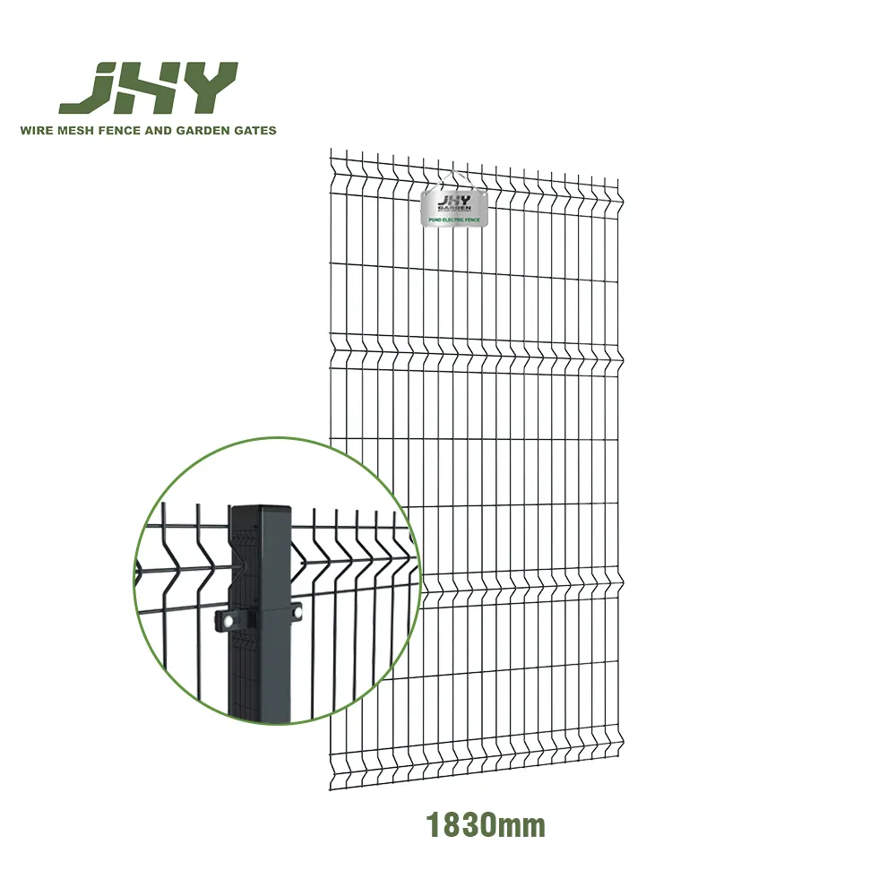 factory supply 1830 mm high 3d coated wire panel fencing