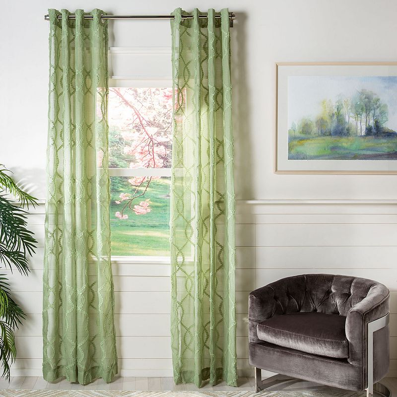 Safavieh Lenox 1-Panel Window Curtain