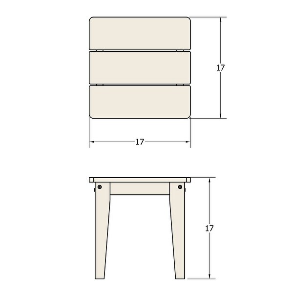 BAHIA VERDE OUTDOORS Adirondack Small Side Table