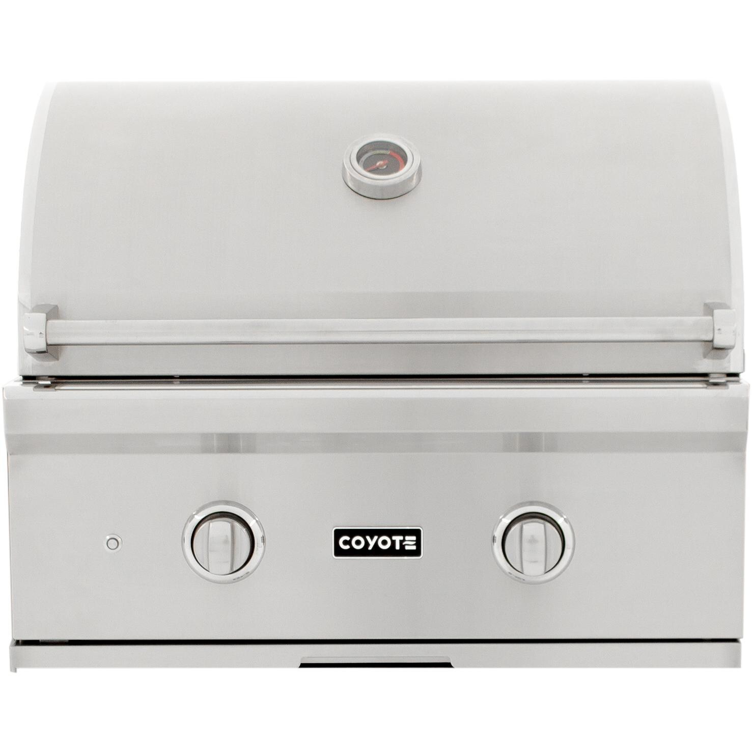 Coyote C-Series 28-Inch 2-Burner Built-In Natural Gas Grill