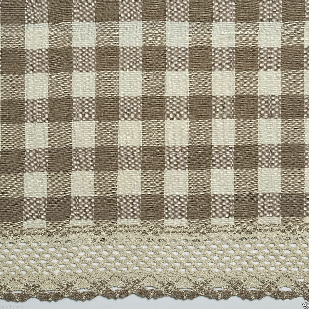 Goodgram Country Farmhouse Plaid Rod Pocket Window Valance Treatment