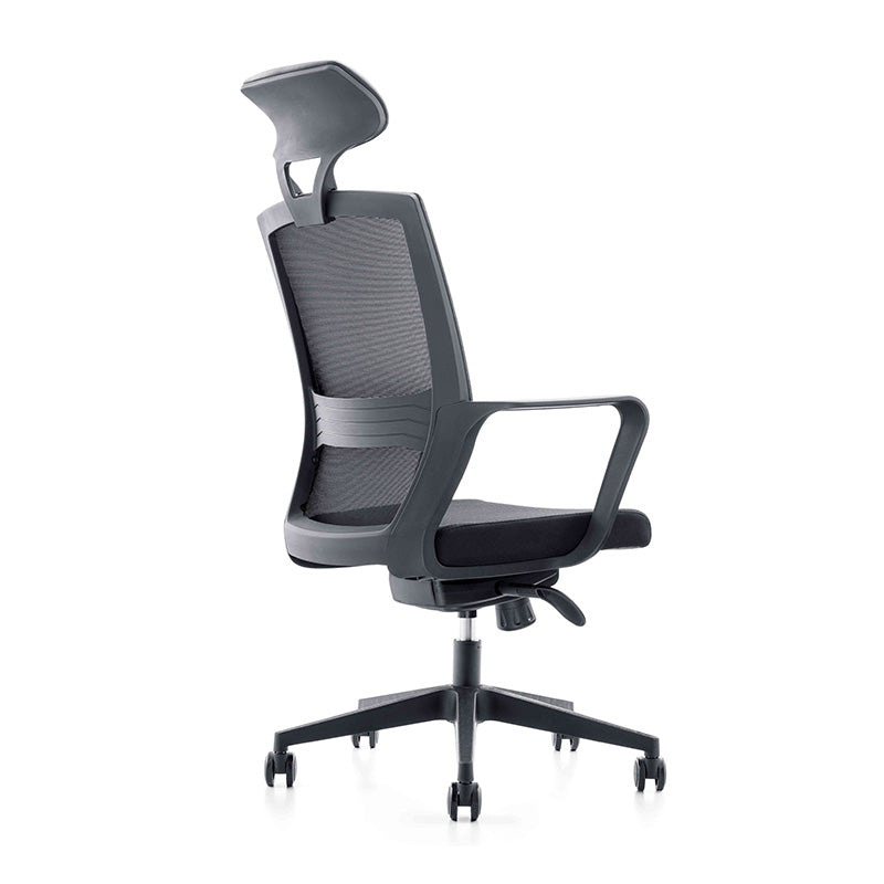 Argo Executive Office Chair with Headrest - Black