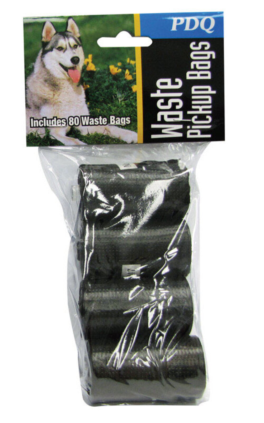 DOG WASTE BAGS BLK 80PK