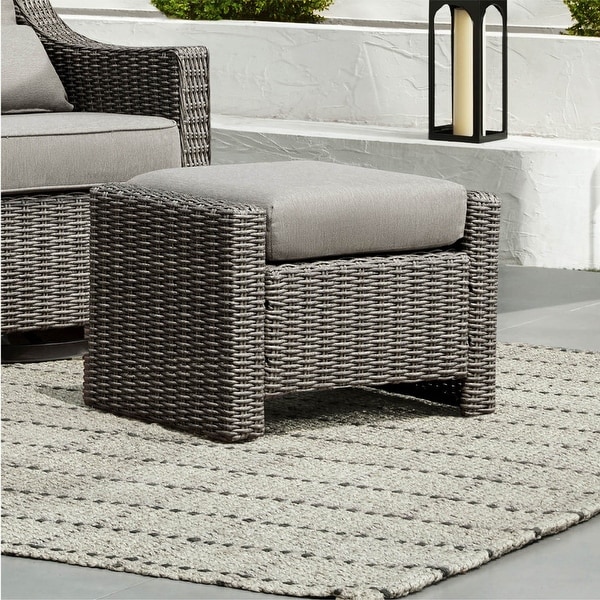 Murphy Outdoor Wicker Patio Furniture Swivel Glider Chair