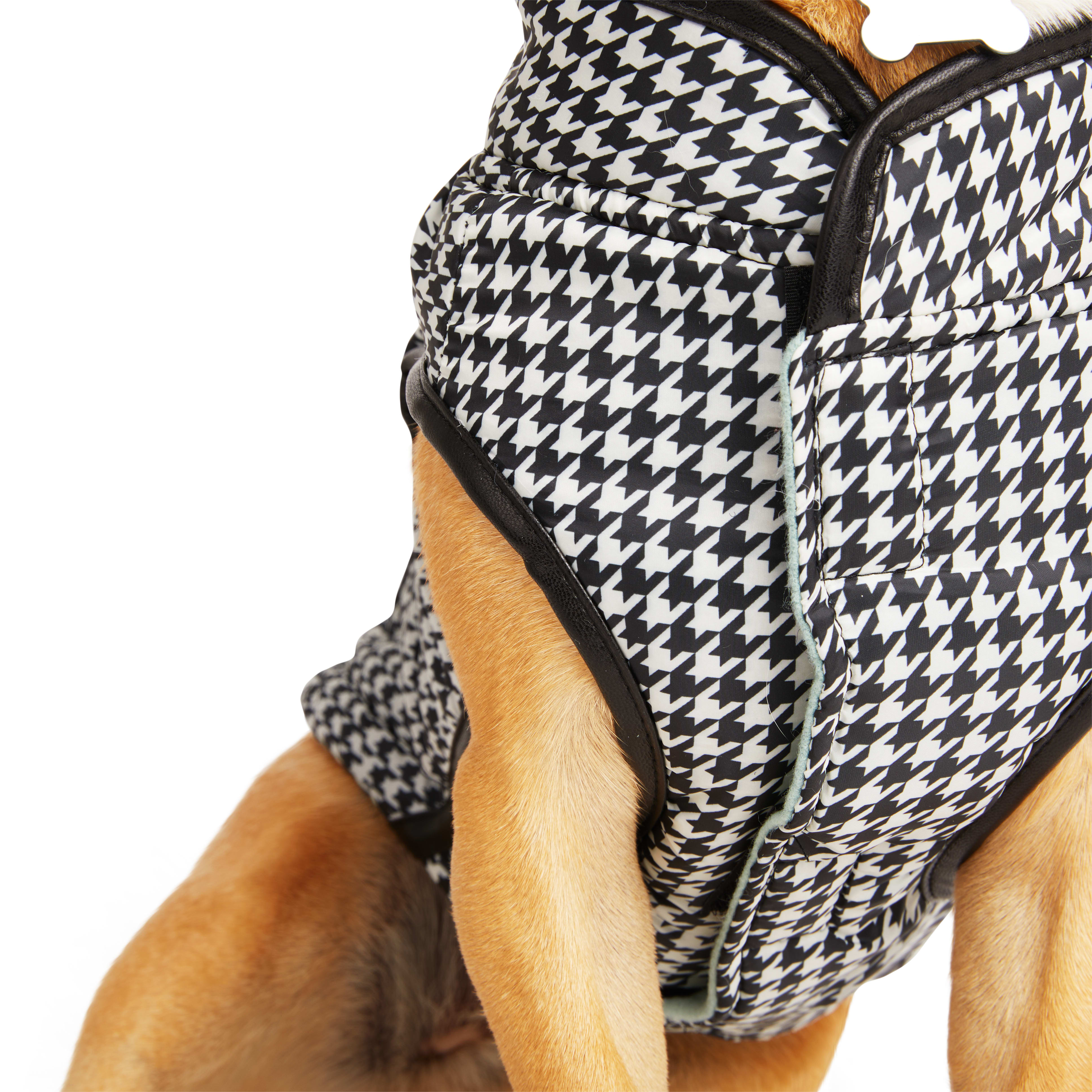 YOULY Houndstooth Dog Vest， XX-Small