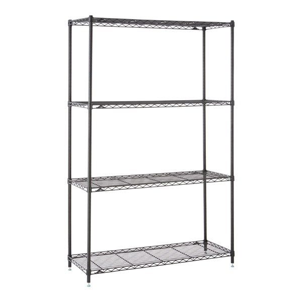 InterMetro Black 4Shelf Starter Unit