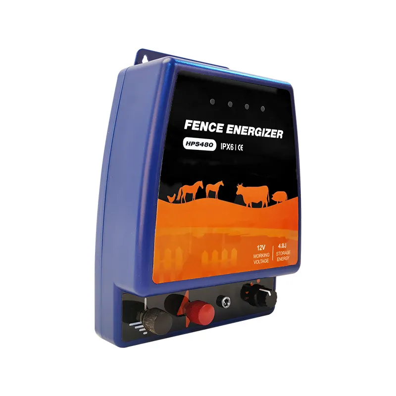 Livestock Electric Fence Charger AC Powered  Waterproof 72 Miles High Power Low Impedance Electric Fence Energizer