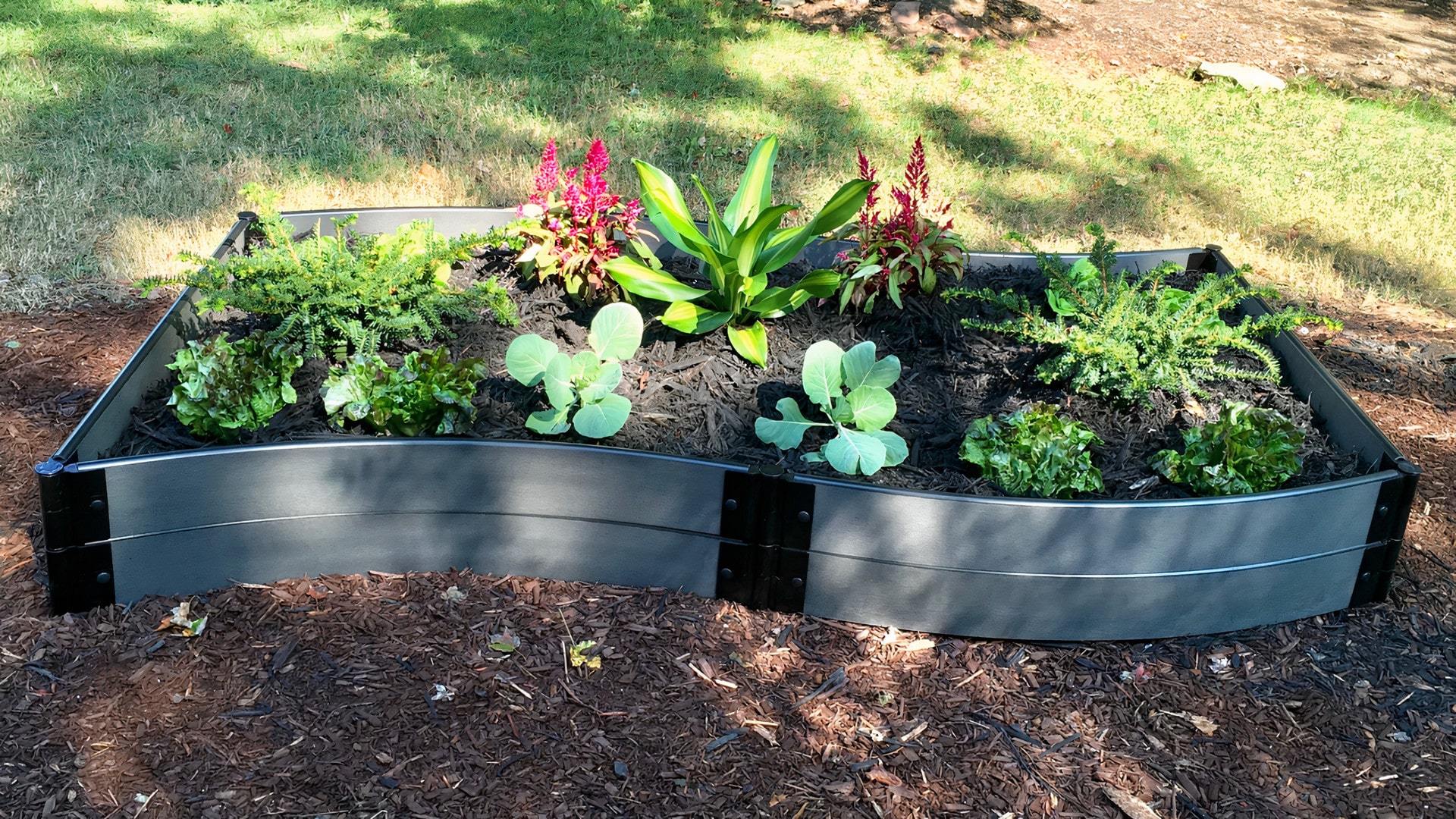 'Wavy Navy' - 4' x 8' Raised Garden Bed