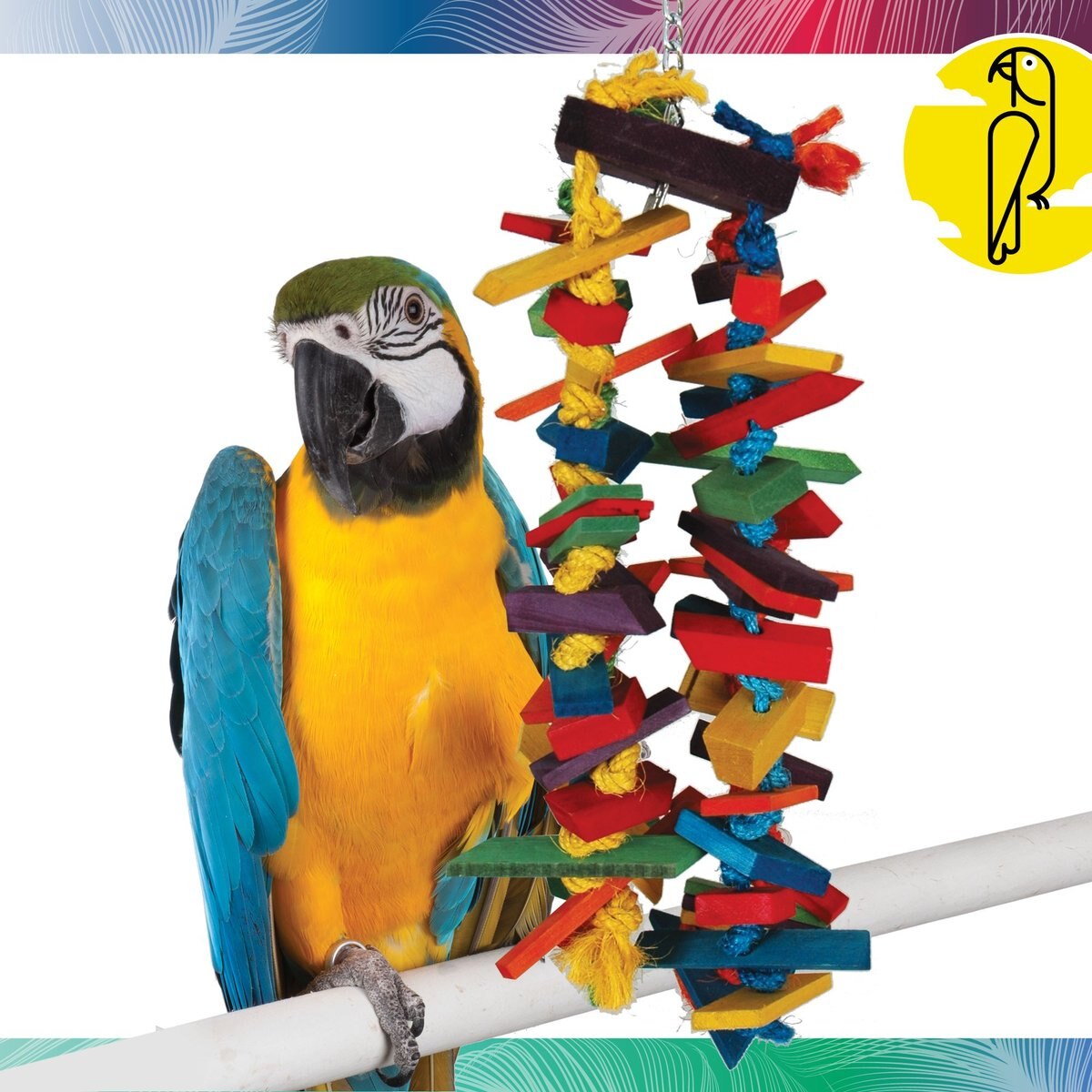 Caitec Featherland Paradise Tinker Round Bird Toy