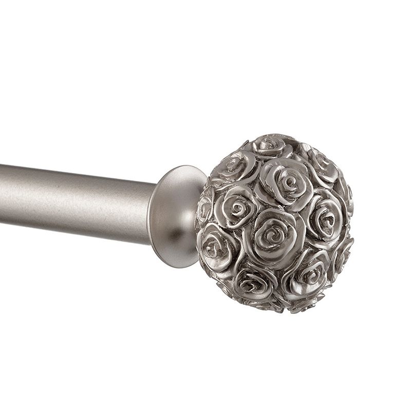 Exclusive Home Peony 1-in. Adjustable Curtain Rod Set