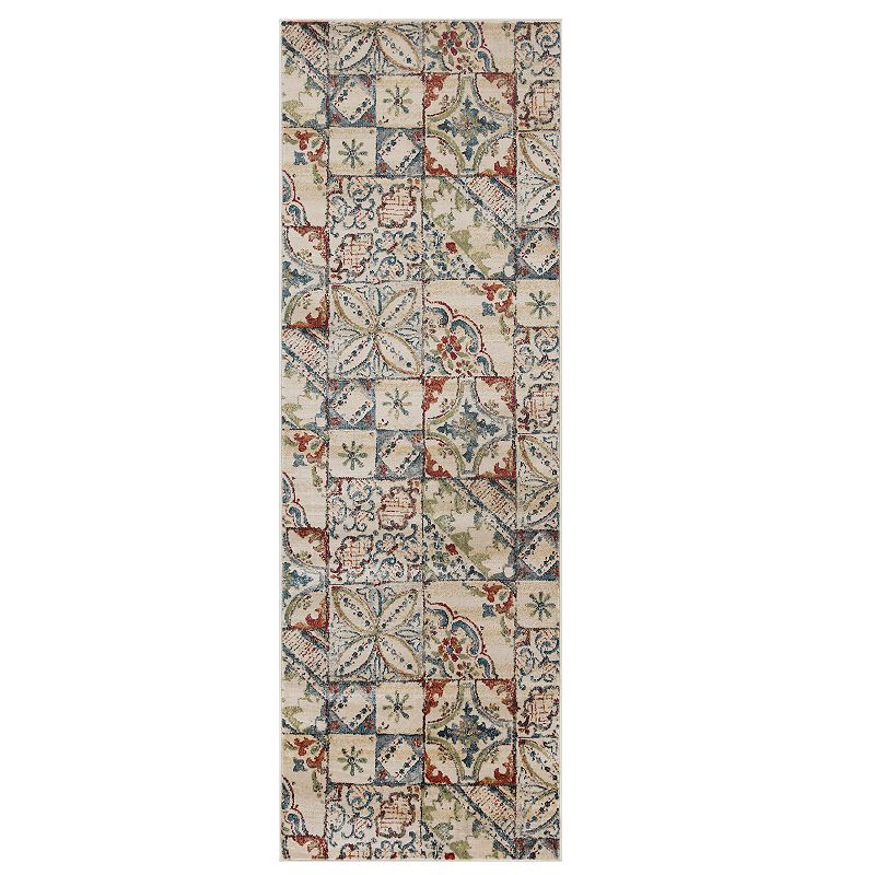 SUPERIOR Vanessa Rustic Patchwork Indoor Modern Area Rug